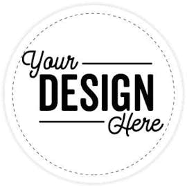 Full Color 3 in. Circle Magnet - Color: White