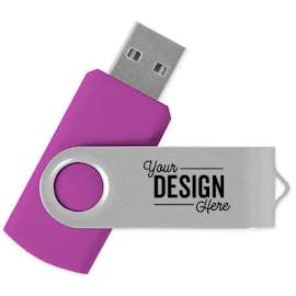 Rotate USB Flash Drive 8GB - Color: Purple