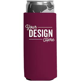 Slim Can Cooler - Color: Burgundy