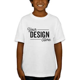Canada - Gildan Youth DryBlend 50/50 T-shirt - Color: White