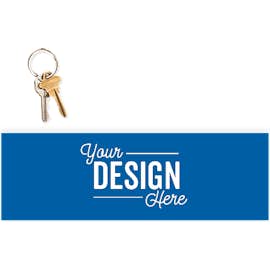 11.5 in. x 3.75 in. Rectangular Bumper Sticker - Color: Blue