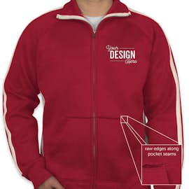 J. America Vintage Track Jacket - Color: Red / White