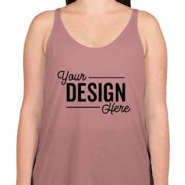 Bella + Canvas Women's Flowy Tank - Color: Mauve