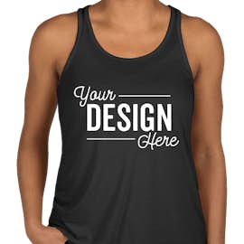 Anvil Women's Racerback Freedom Tank - Color: Black