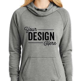 New Era Women's Tri-Blend Pullover Hoodie - Color: Shadow Grey Heather