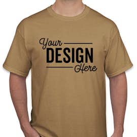 Canada - Gildan 100% Cotton T-shirt - Color: Old Gold