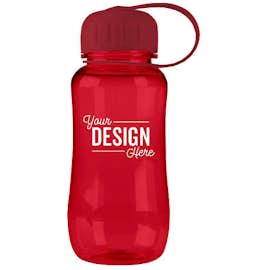 19 oz. Polycarbonate Water Bottle - Color: Red