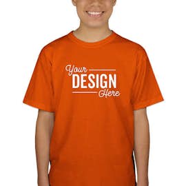 Canada - Gildan Youth 100% Cotton T-shirt - Color: Orange
