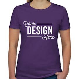 Next Level Women's Slim Fit Jersey T-shirt - Color: Purple Rush