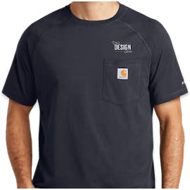 Carhartt Force Cotton Pocket T-shirt - Color: Navy