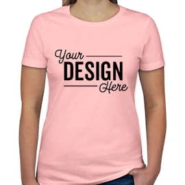 Next Level Women's Slim Fit Jersey T-shirt - Color: Light Pink