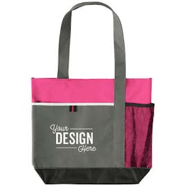 Webster Pocket Tote Bag - Color: Pink