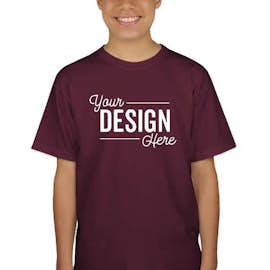 Canada - Gildan Youth Ultra Cotton T-shirt - Color: Maroon