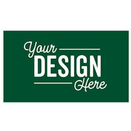 Full Color Business Card Magnet - .019" - Color: Forest Green