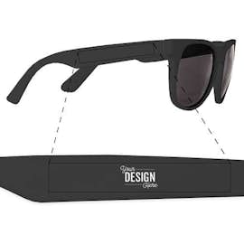 Solid Promotional Sunglasses - Color: Black / Black