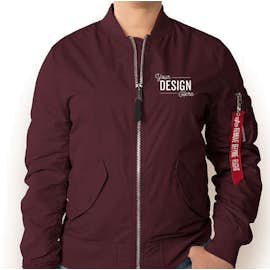 Alpha Industries Women's L-2B Scout Jacket - Color: Maroon