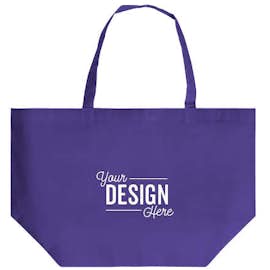 YaYa Non-Woven Shopper Tote - Color: Purple