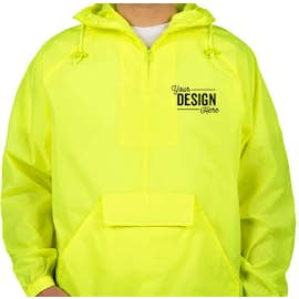 Ultra Club Hooded Packable Anorak - Color: Bright Yellow