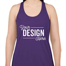 Badger Women's Performance Racerback Tank - Color: Purple