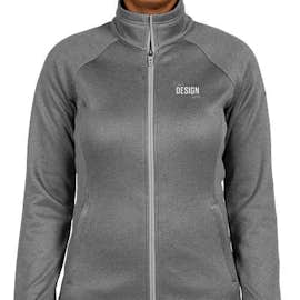 The North Face Women's Canyon Flats Fleece Jacket - Color: Medium Grey Heather