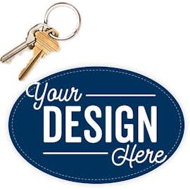 6 in. x 4 in. Oval Bumper Sticker - Color: Navy