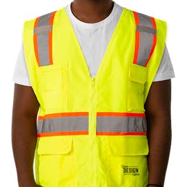 ML Kishigo Class 2 Contrast Safety Vest - Color: Lime