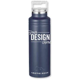 20 oz. Arctic Zone Copper Vacuum Insulated Water Bottle - Color: Navy
