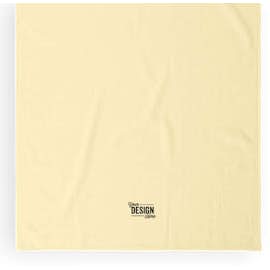 Midweight Embroidered Beach Towel - Color: Light Yellow