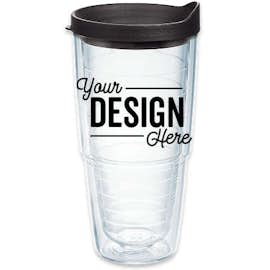 Tervis 24 oz. Classic Tumbler with Lid (Full Color Wrap Print) - Color: Black