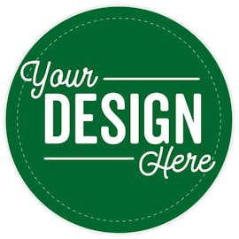 Full Color 2.5 in. Circle Magnet - Color: Kelly Green