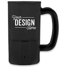14 oz. Plastic Beverage Mug - Color: Black