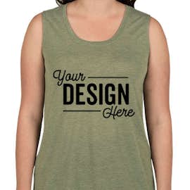 Anvil Women's Freedom Muscle Tank - Color: Heather City Green