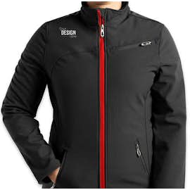 Spyder Women's Transport Soft Shell Jacket - Color: Black / Red