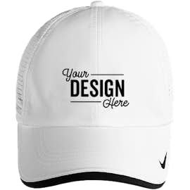 Nike Dri-FIT Swoosh Perforated Hat - Color: White