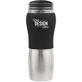 14 oz. Maui Two-Tone Stainless Steel Tumbler - Color: Black
