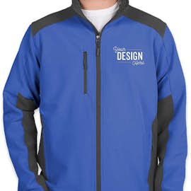 The North Face Tech Stretch Soft Shell Jacket - Color: Monster Blue / Asphalt Grey