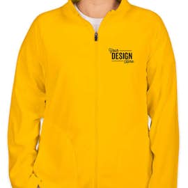 Team 365 Women's Full Zip Microfleece Jacket - Color: Sport Athletic Gold