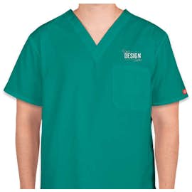 Dickies V-Neck Scrub Top - Color: Teal