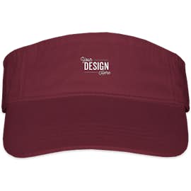 Valucap Bio-Washed Visor - Color: Maroon