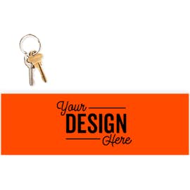 11.5 in. x 3.75 in. Rectangular Bumper Sticker - Color: Orange