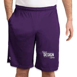 Russell Athletic Essential Performance Shorts with Pockets - Color: Purple