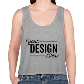 Canada - Bella + Canvas Women's Flowy Crop Tank - Color: Athletic Heather