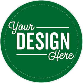 Full Color 3.5 in. Circle Roll Labels (500 per roll) - Color: Kelly Green