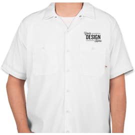 Dickies Lightweight Industrial Work Shirt - Color: White