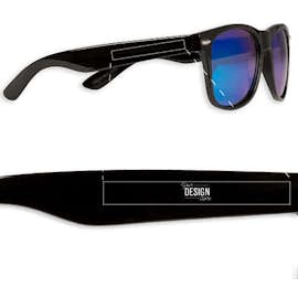 Mirrored Malibu Sunglasses - Color: Blue Tint