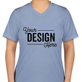 Canada - Team 365 Women's Zone V-Neck Performance Shirt - Color: Sport Light Blue