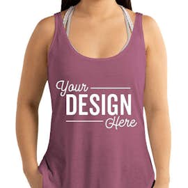 Next Level Women's Festival Side Slit Tank - Color: Shiraz