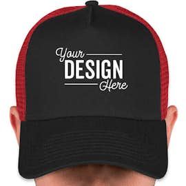 Canada - New Era 9FORTY Snapback Trucker Hat - Color: Black / Scarlet