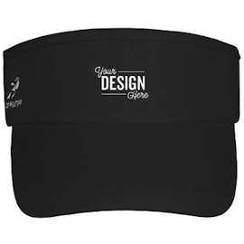 Team 365 Headsweats Performance Running Visor - Color: Black