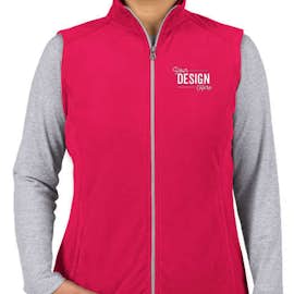 Port Authority Women's Microfleece Vest - Color: Dark Fuchsia